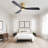 Indoor 52 Inch Ceiling Fan Without Light 3 Solid Wood Fan Blade Noiseless Reversible Dc Motor Remote Control For Living Room-1406395410-1406395439