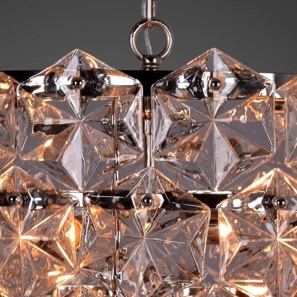 Vergas 6 - Light Glass Chandelier
