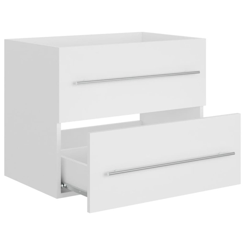 Dellene 60cm Single Bathroom Vanity Base Only, White
