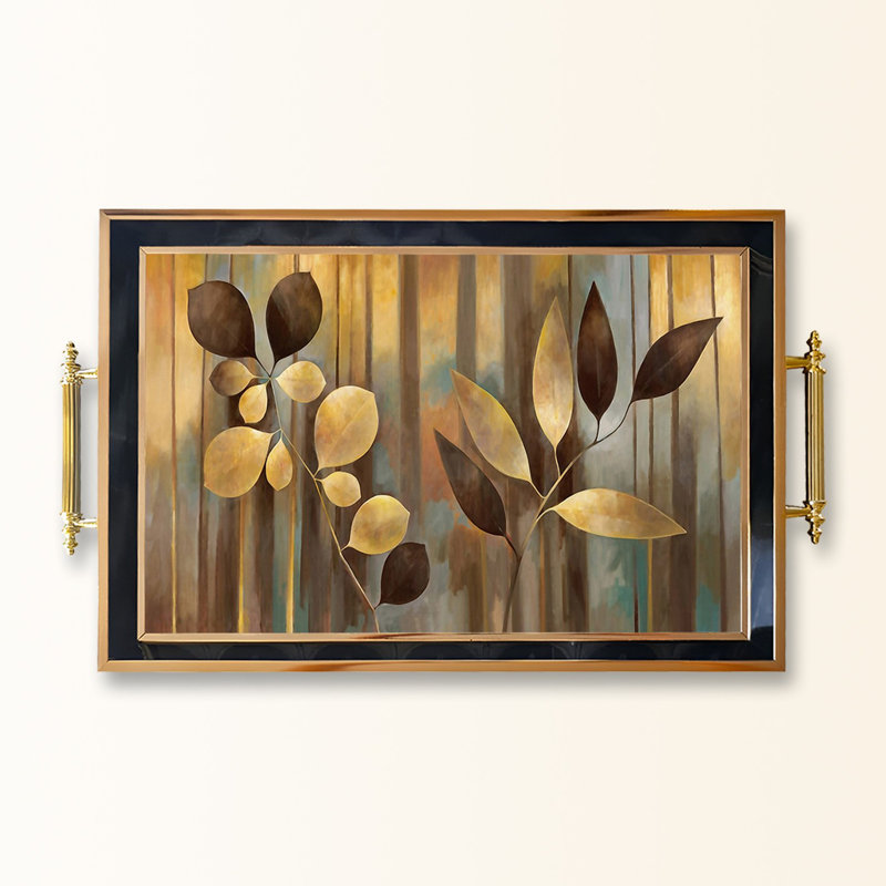 Élégant plateau en verre de 19,7 po x 11,4 po x 1,4 po | Fabrication 100% verre durable | Facile à nettoyer avec un chiffon humide | Idéal pour le service, la présentation décorative et l'organisation | Ajout élégant à la décoration intérieure