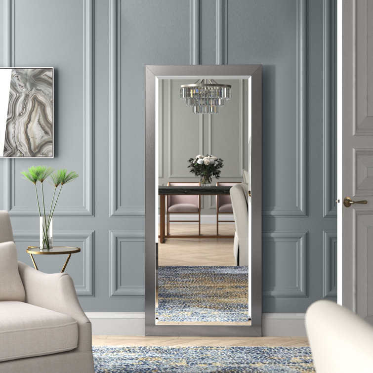 Alric Modern and Contemporary Beveled Full Length Mirror