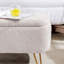Repose-pieds rembourré avec banc de rangement Deshondra-148010079
