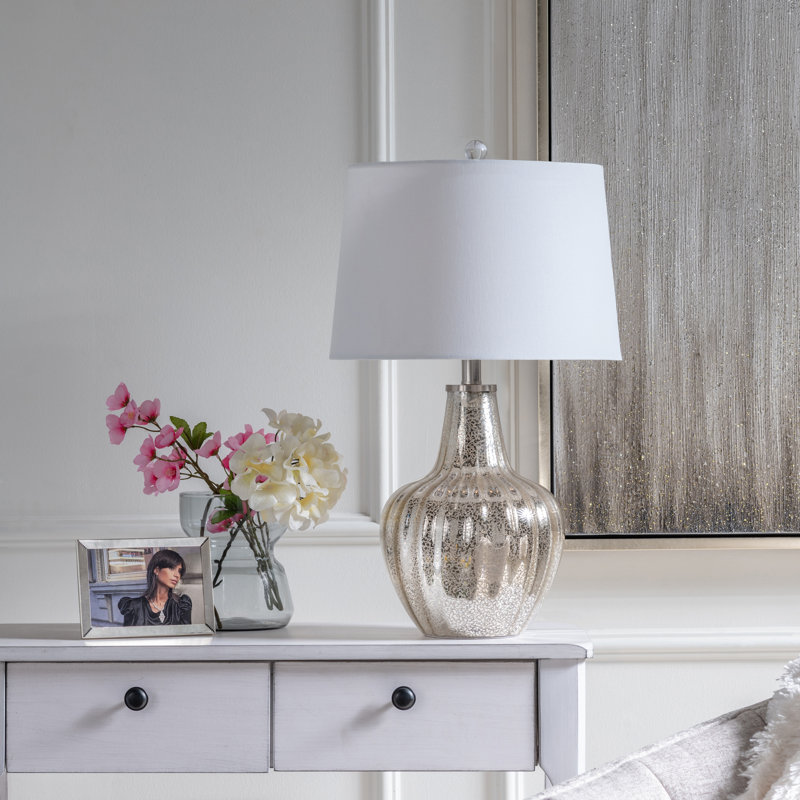 Alyias Mercury Glass Table Lamp