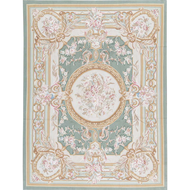 Aubusson Renaissance Wool Oriental Area Rug