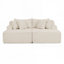 Canapé confortable en mousse à haute densité Boneless, sans assemblage requis, parfait pour les petits espaces et le déplacement facile-115583999