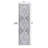 Frutuosa Bohemian Distressed Chenille Machine-Washable Gray/White Rug-110502780