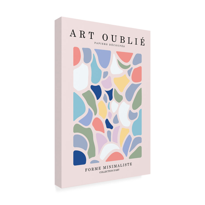 Art sur toile «ologia bolado pastel terrazzo », H 47 po x l 30 po