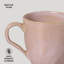 Tasse à café en grès céramique 9,2 oz Litchi - Va au micro-ondes, au four et au lave-vaisselle, par Porto Brasil-107402308