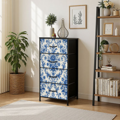 Commode 4 tiroirs avec rangement vertical