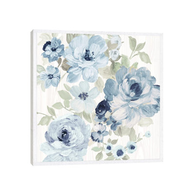 Driftwood Garden II Blue Crop - Painting on Canvas