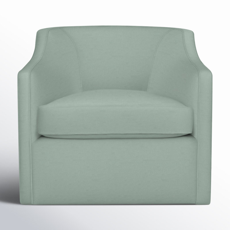Fauteuil pivotant rembourré Marietta, Toile Spray Bayou