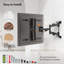 VonHaus Single Screen Wall Mount