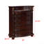 Commode haute à cinq tiroirs en marbre 1pc