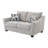 2-piece Boucle Upholstered Sofa Set Light Grey