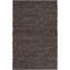 Tapis brun foncé en laine tissé à la main Fiadh-167931420