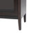 Wood Cabinet with Three Tempered Glass Doors and Adjustable Shelf,sideboard,Dining Cabinet -1401960203