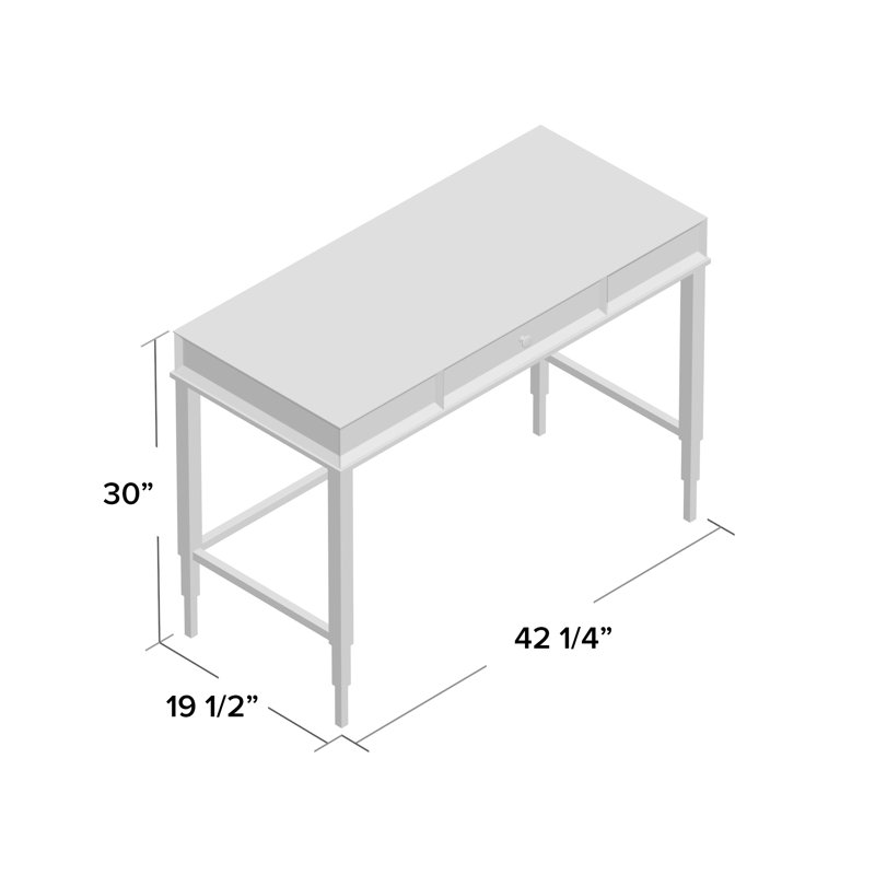 Bureau Nyasha, Plaquée or champagne