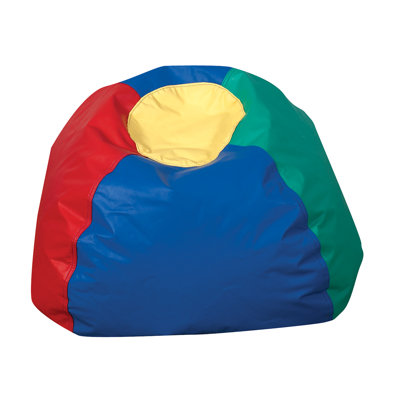 Small Vegan Leather 26" Round Bean Bag