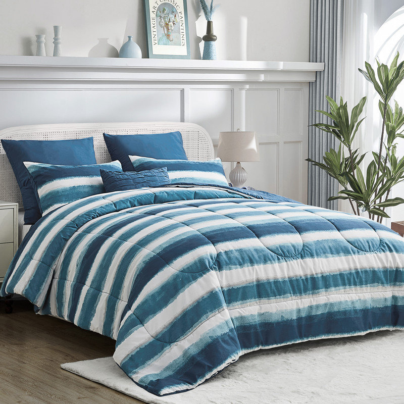 Wonderful Watercolor Comforter Set Ffor All Season, Queen Comforter + 2 Standard Pillowcases