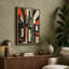 Industrial Geometry Geometric - Wrapped Canvas-1229420088-1229420089