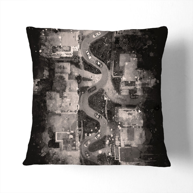 Square Throw Cushion, 55cm H x 55cm W x 20cm D