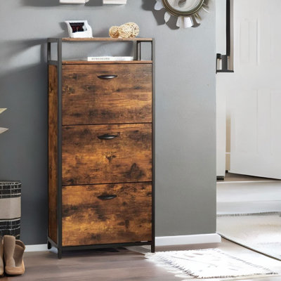 20 Pair Flip Down Shoe Storage
