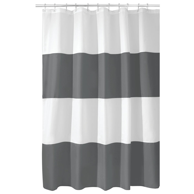 Brandy Striped Shower Curtain