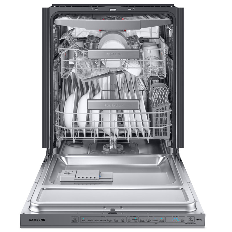 Samsung Smart Linear Wash 39dBA Dishwasher, Stainless Steel