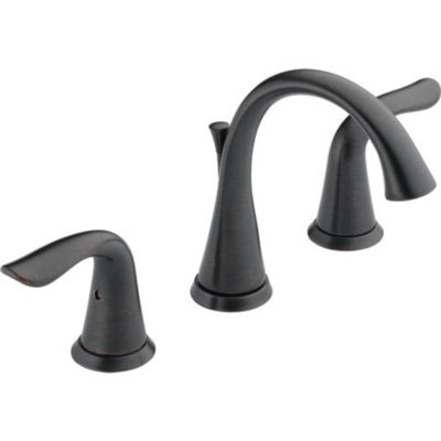 Lahara Widespread Bathroom Faucet 3 Hole, 2-handle Bathroom Sink Faucet with Drain Assembly