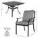 Elieen Square 4 - Person 37" Long Dining Set with Cushions
