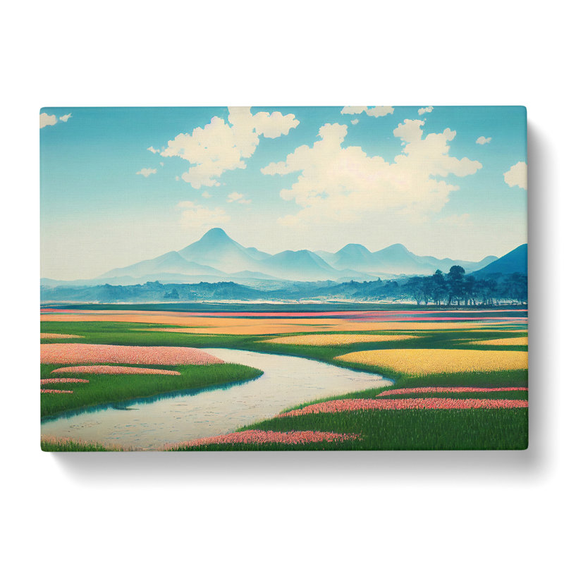 Mountain River Vol.1 - Wrapped Canvas, 40cm H x 60cm W x 3cm D