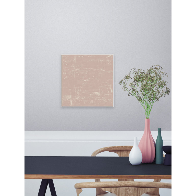 Illusion et réalité - peinture sur toile à cadre flottant, H 12 po x l 12 po x P 1,5 po
