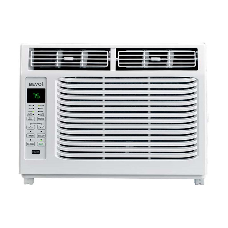 Climatiseur de fenêtre Bevoi 6 000 Btu Easycool avec télécommande 115 V en blanc