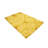 Rectangle Shallu Golden Yellow Tie-Dye 5X8 Hand-Tufted Modern Rug