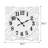 Oversized Flourish Cut-Out 30.12" Wood Wall Clock