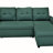 Convertible L-Shaped Sectional Sleeper Sofa Bed-775547507