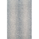 Woodland Animal Print Handmade Tufted Wool Gray/Blue Area Rug