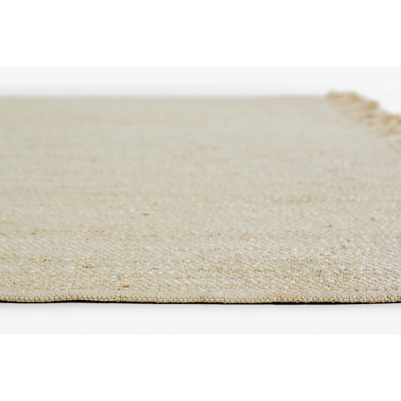 Handmade Handwoven Jute/Sisal Area Rug in Ivory, Runner 2'3" x 8'