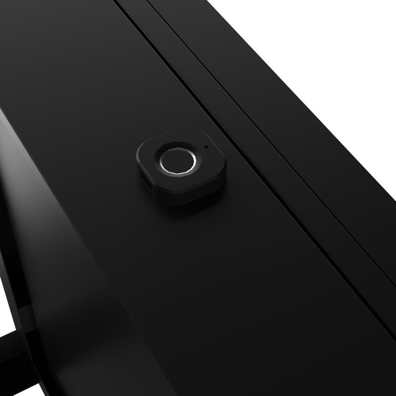 Rectangular Coffee Table with Hidden Storage & Fingerprint Lock