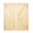 DENFER 31.5 in. W x 35.4 in. H Café / Saloon Door with Installation Hardware-101117256