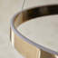 Delia Ring Pendant finished in French Gold