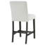 Ensemble de 2 chaises de comptoir rembourrées Alba Boucle-105835117