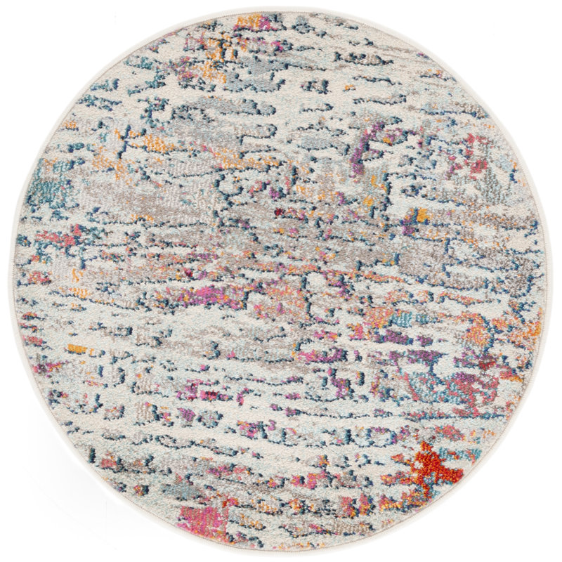 Tapis abstrait Felty, Rond 3 pi