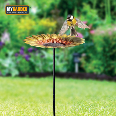 Metal Single Tier Birdbath