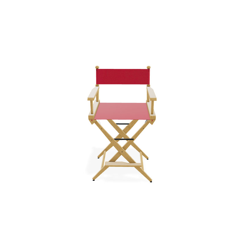Folding Reclining Director Chair, Varnish, Forest Green