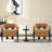 Barrel Upholstered Armchair-428562014
