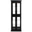 Armoire vitrée lumineuse pour garde-manger encastré, avec éclairage intégré et cuisine à charnières, avec tablettes réglables internes