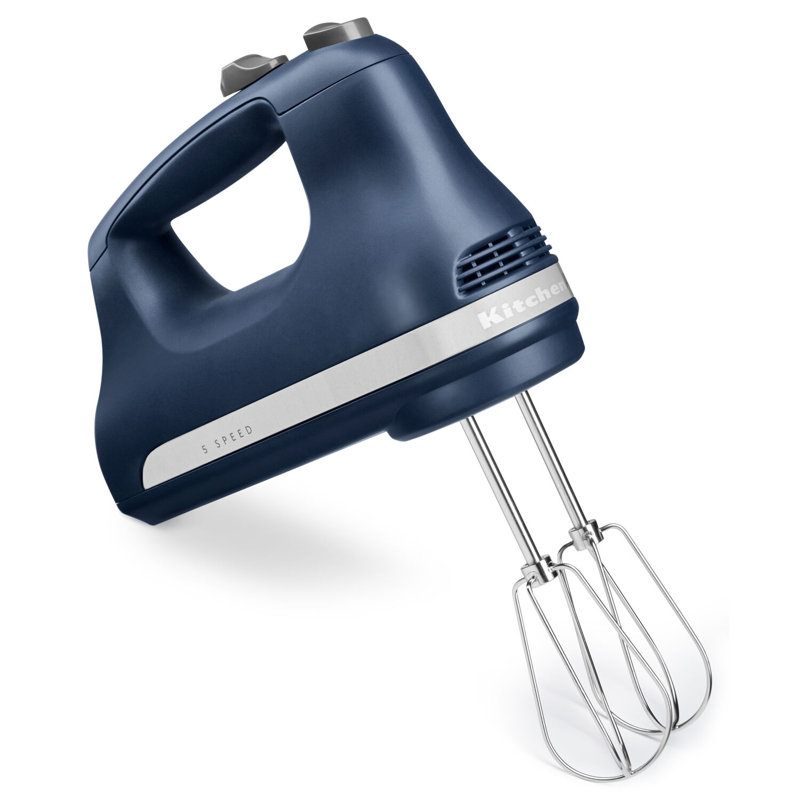 Batteur à main ultra rapide à 5 vitesses KitchenAid en bleu encre, Marine