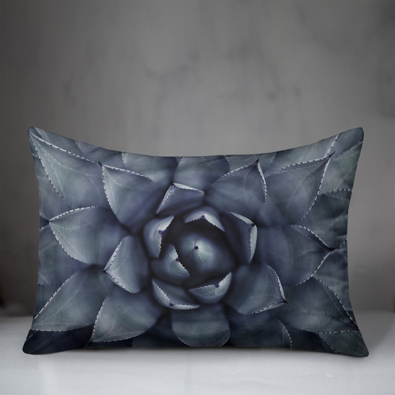 Outdoor Rectangular Pillow Cover & Insert, Blue