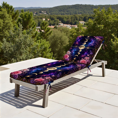 Coussin de patio pour l'extérieur 3 po Celestial Moon Phases